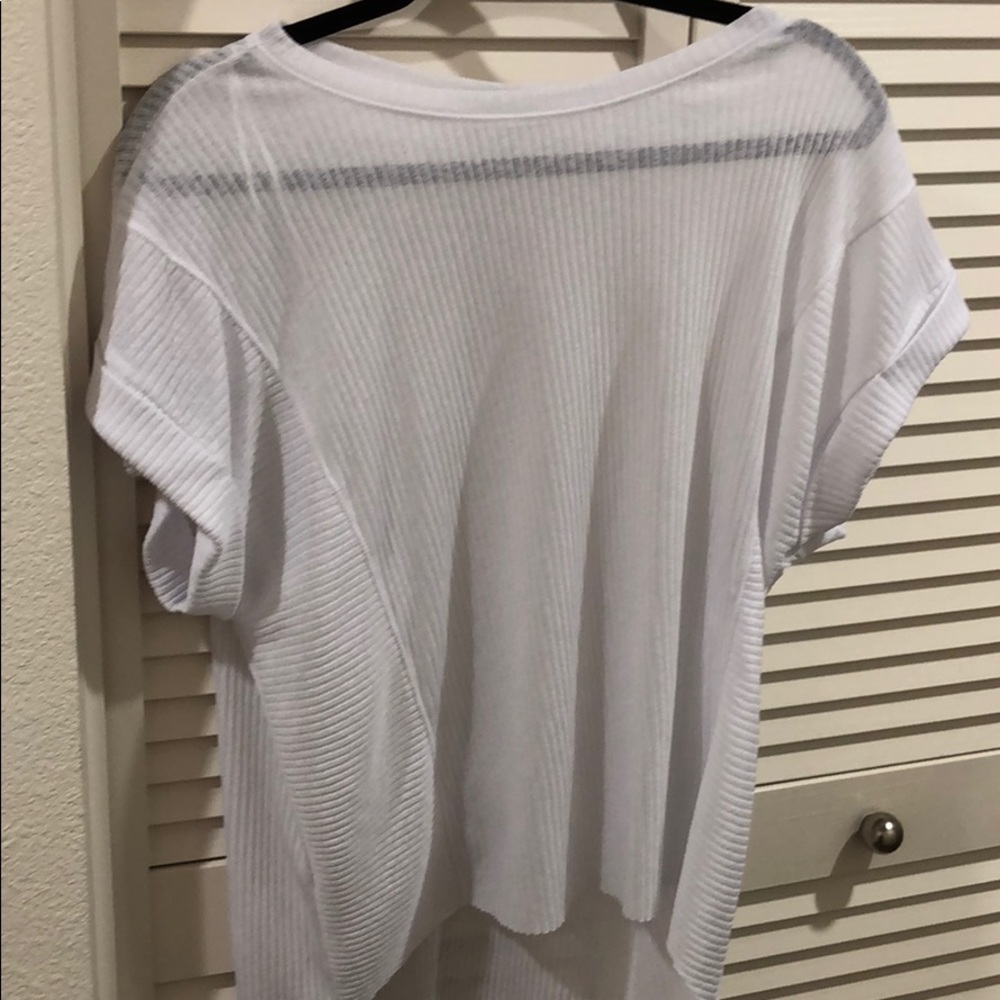 Zara white oversized T-shirt
